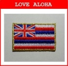 ハワイ国旗　　小|ハワイアン|アイロンアップリケ