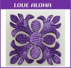 キルト　パープル　|キルト|アイロンアップリケ