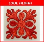 キルト　レッド|キルト|アイロンアップリケ