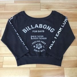 BILLABONG ������� 2WAY BOAT NECK CREW  �ȥ졼�ʡ� ��LOOSE CROPPED��