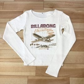 BILLABONG ウィメンズ GRAPHIC LS TEE ロンT 【BABY FIT】