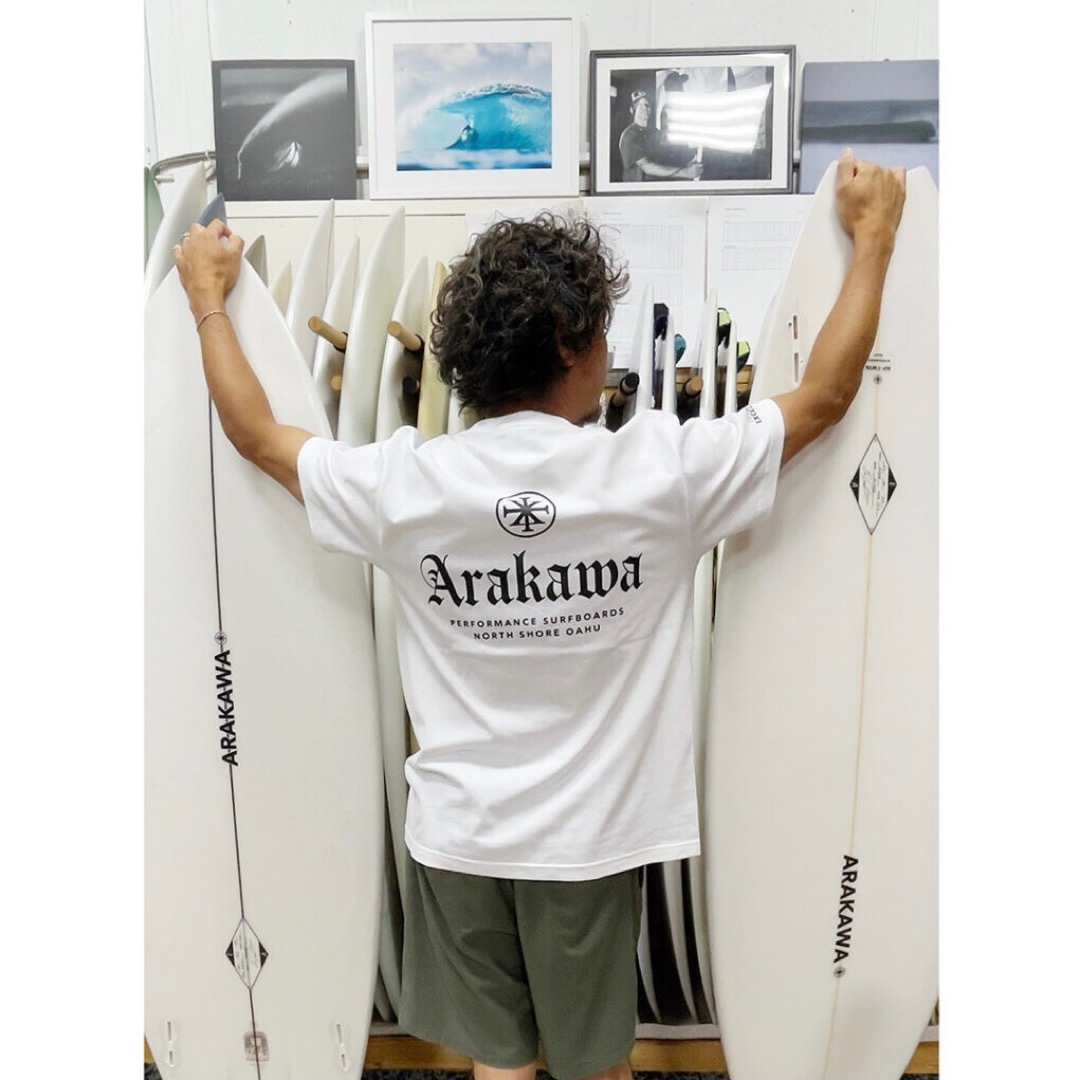 ARAKAWA BLACK LETTER TEE JAPAN EXCLUSIVE ���饫�� �ԥ����