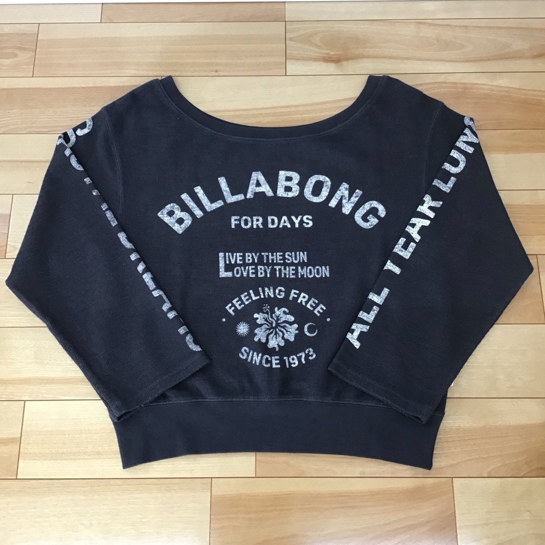 BILLABONG ������� 2WAY BOAT NECK CREW  �ȥ졼�ʡ� ��LOOSE CROPPED��
