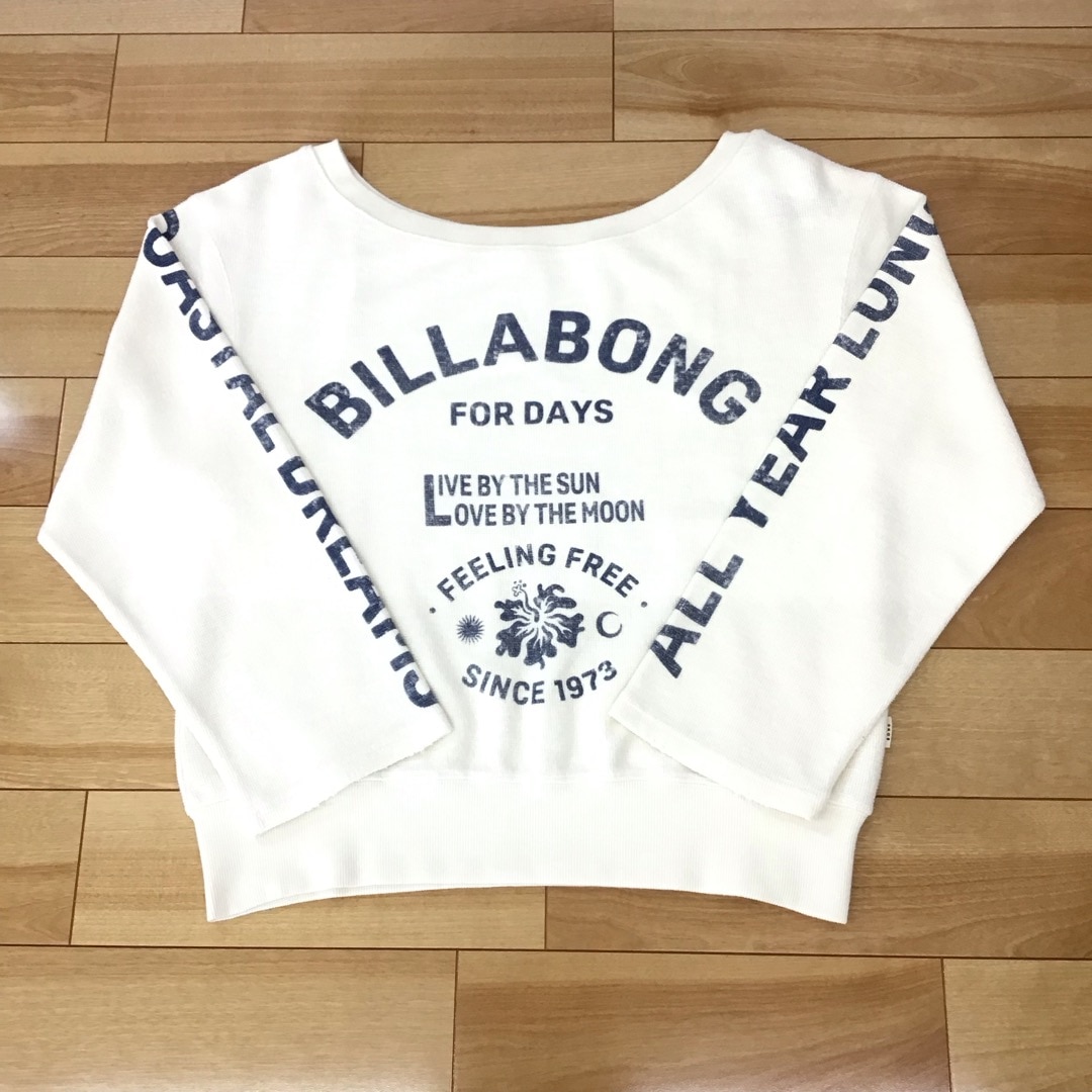BILLABONG ������� 2WAY BOAT NECK CREW  �ȥ졼�ʡ� ��LOOSE CROPPED��