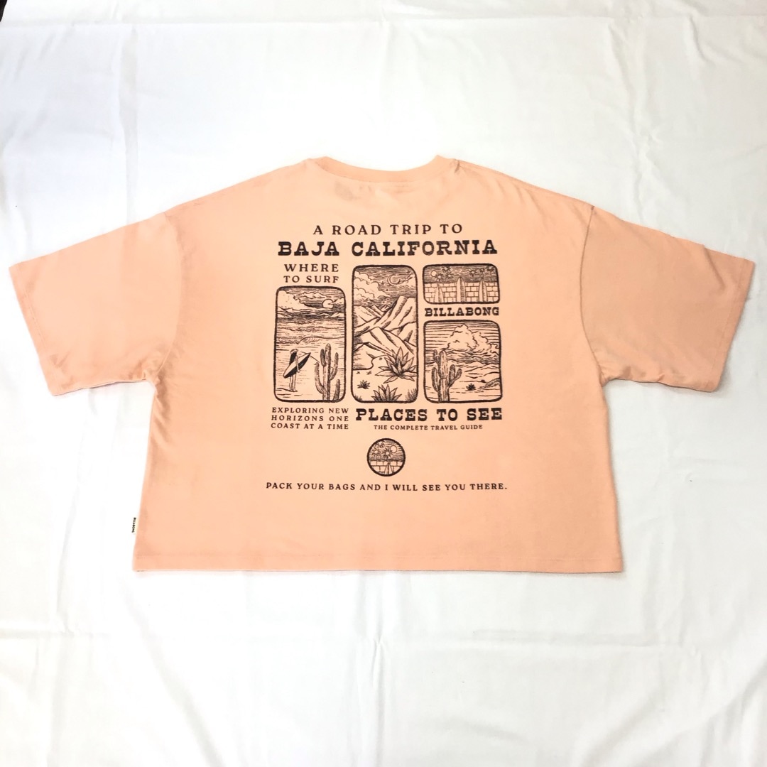 Billabong ��ǥ����� POCKET LOOSE CROPPED TEE ���� T�����