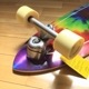 YOW SURF SKATE Tie Dye 33" 䥦 ե ȥܡ