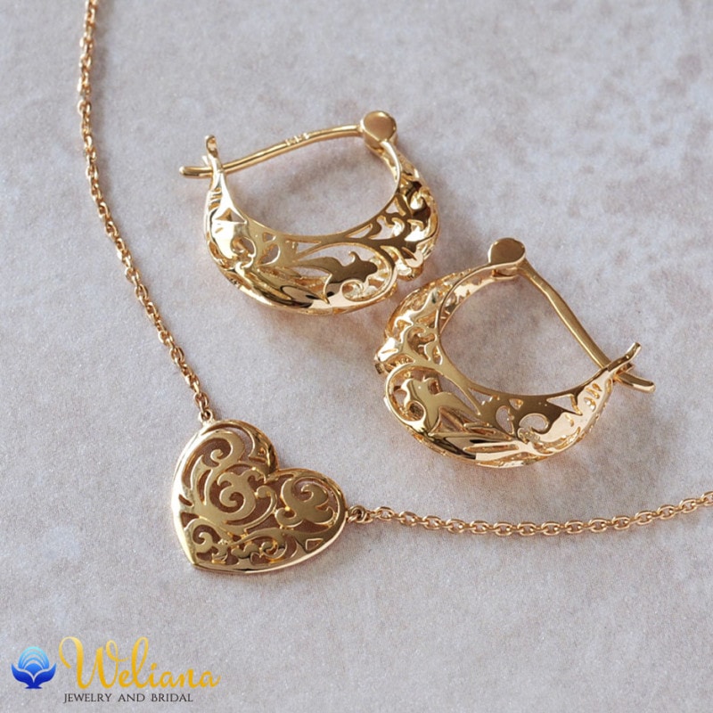 summer10%OFF -7/149:59K18 ϥ磻󥸥奨꡼ ͥå쥹 (Weliana)ɥϡȤΥ꡼եڥ ͥå쥹ȥԥΥǥ͡ȥåwnpdg0082erset