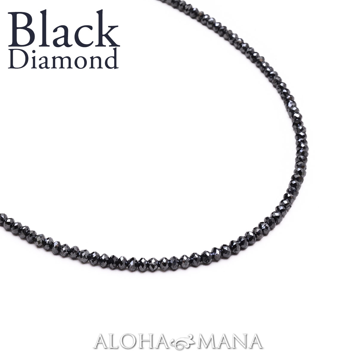 ハワイアンジュエリー ネックレス K18 ホワイトゴールド