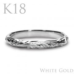 K18 シルキーゴールドリング ピンキー ファランジリング イエロー