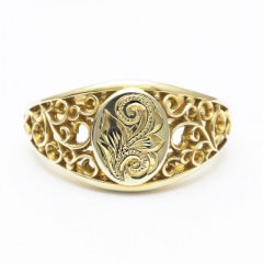 ハワイアンジュエリー リング 14金 k14リング ピンキーリング 14k 指輪