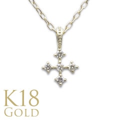 summer10%OFF -7/149:59K18 ɥͥå쥹 (RERALUy) եݥ ڥ ͥå쥹 0.03ct rne1679k18