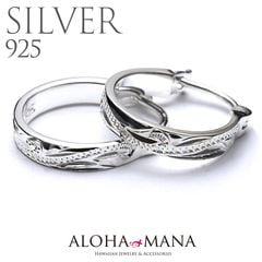 ��Mele Kali.. 5%OFF�ۥϥ磻���󥸥奨�꡼ �ԥ��� 12mm �ե�å� �ա��ץԥ��� ξ���� ����С�925 cer140712sv