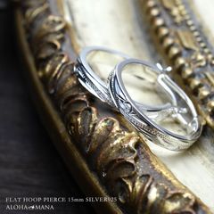 ��Mele Kali.. 5%OFF�ۡڿ��̸���ۥϥ磻���󥸥奨�꡼ �ԥ��� 15mm �ե�å� �ա��ץԥ��� ξ���� ����С�925 cer140715sv