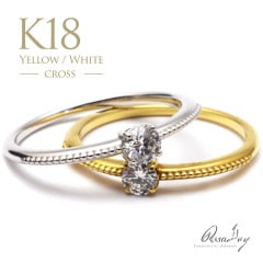 ŷ   0.14ct    (RERALUy) ˥С꡼ ɥ ꡼ ǥ K18 18  ۥ磻ȥ rri1726