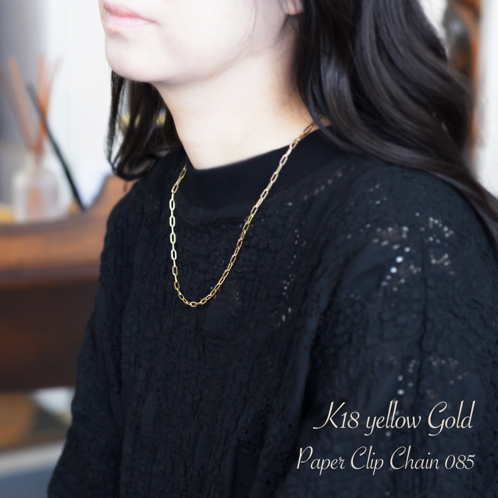 k18 ڡѡåץ ͥå쥹   3.5mm Ĺ ɥͥå쥹 (RERALUy)ǥ     18 K18  40cm 45cm 50cm 60cm 70cm 󥰥 rch1745k18 gold necklace 085