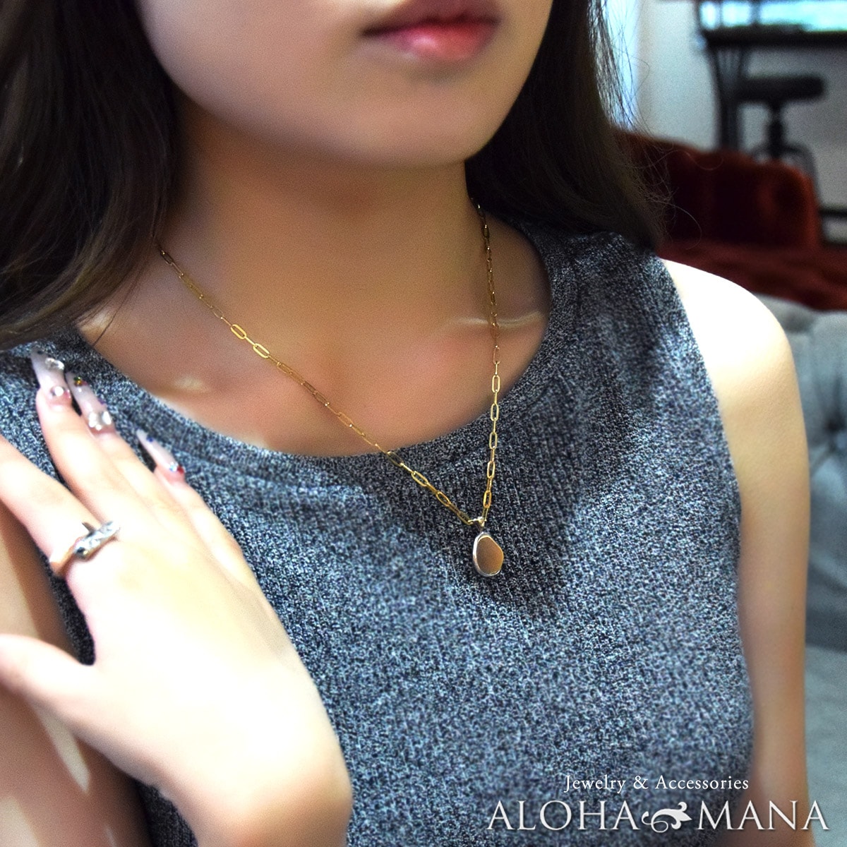 �ϥ磻���󥸥奨�꡼ �ͥå��쥹 anreg����쥰 K10��Silver925 ����� �ڥ����ȥȥå� ��ǥ����� ��� ����� apd2175