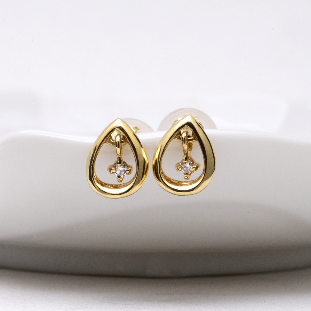 summer10%OFF -7/149:5918 K18 ԥ  ɤ 0.01ct  ϶ ꡼ ǥ RERALUy  ץ   奨꡼ rpe2120