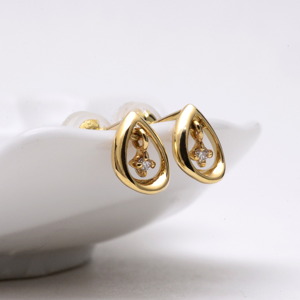 summer10%OFF -7/149:5918 K18 ԥ  ɤ 0.01ct  ϶ ꡼ ǥ RERALUy  ץ   奨꡼ rpe2120