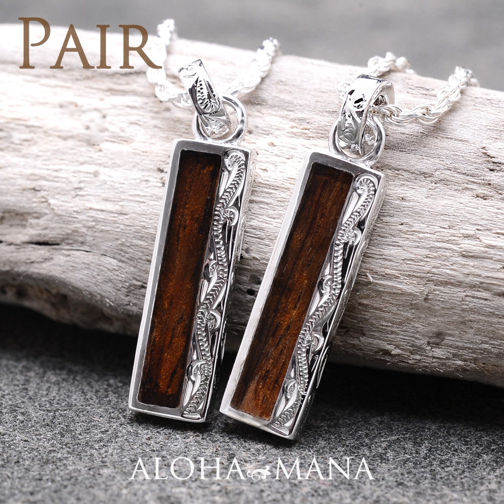 【Hawaii jewelry】ハワイコアウッド・ネックレス コアウッドネックレス【フィッシュフックB 】ハワイアン