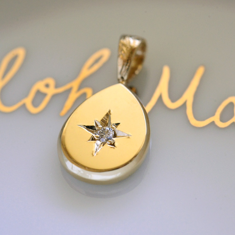 �ϥ磻���󥸥奨�꡼ �ͥå��쥹 K18 ��������� 0.02ct 5��α�� ��α�� �ڥ����� �ȥåפΤ� �ϥ쥢���� ���٤�ץ졼�� 18�⥴����� ������ ��ǥ����� ��� ����� apd2177a