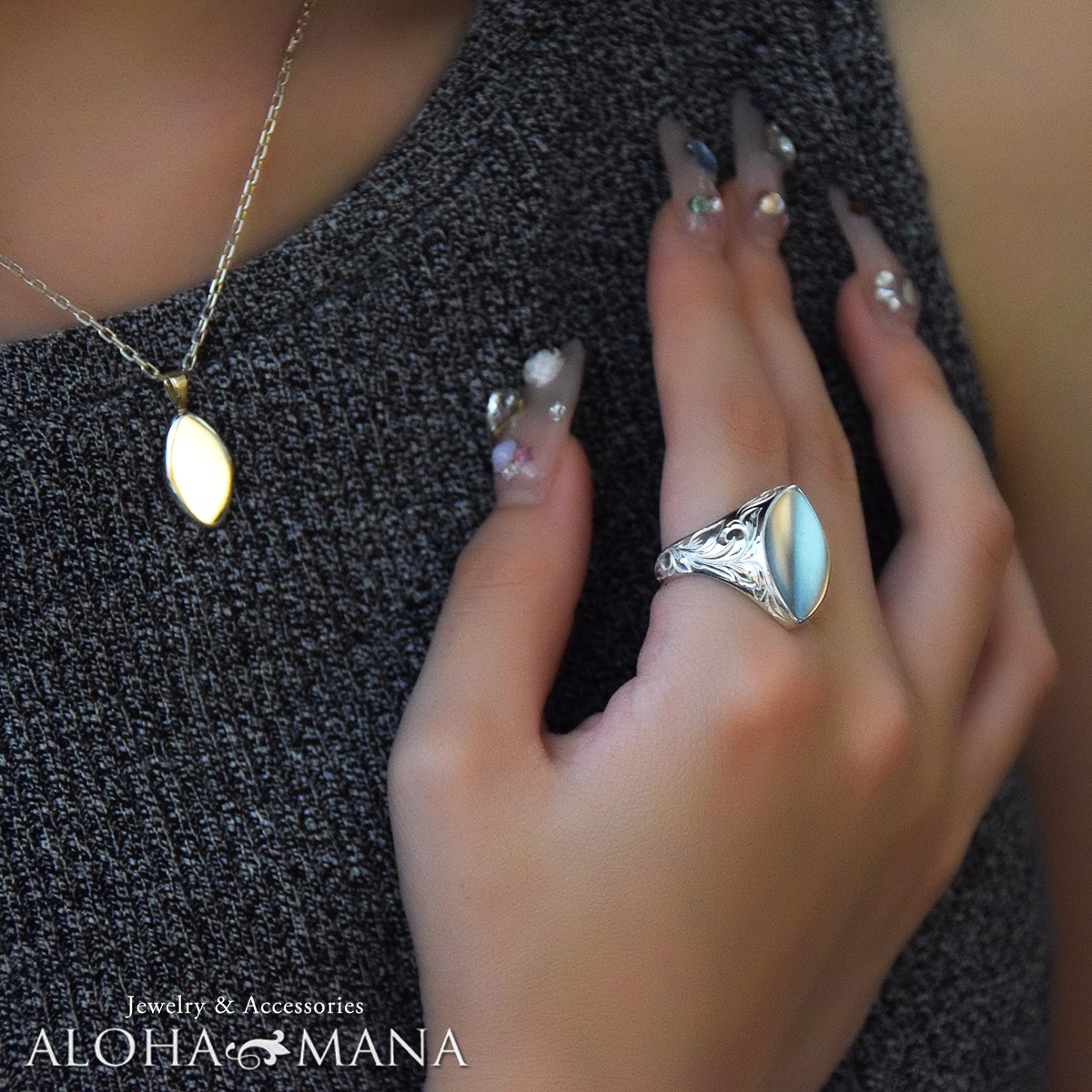 �ϥ磻���󥸥奨�꡼ ��� Nana �ʥ� ���� �ޡ������������䷿ SILVER925  ��ǥ����� ���� ��� ���� ���� ari2179