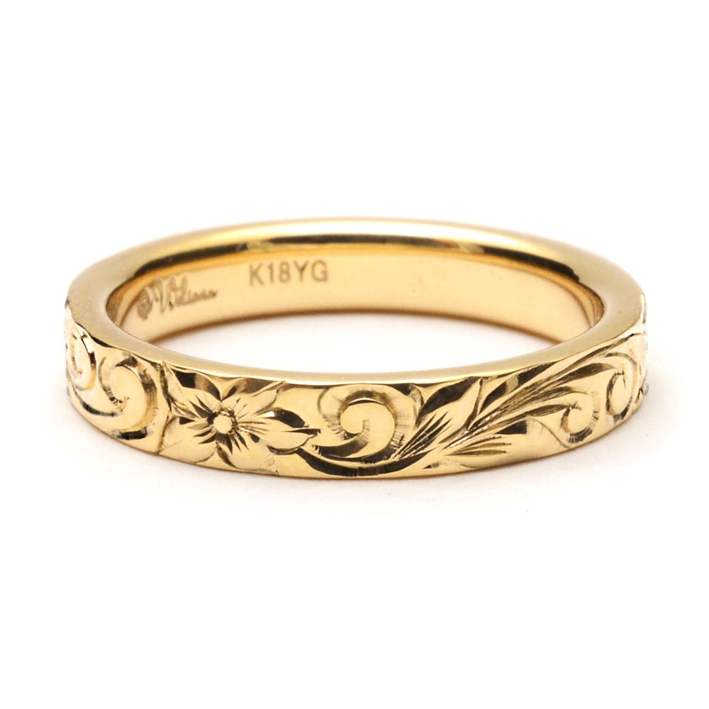 ����3mm ����1.5mm��K18 �ե�å� �ϥ磻���󥸥奨�꡼ �뺧���� �ץ�ߥ�����¤ 18�� ���󥰥�ȡ��� ONLYONE ���˥С����꡼ ������ɥ�� ���������ᥤ�� cdr009miliwr