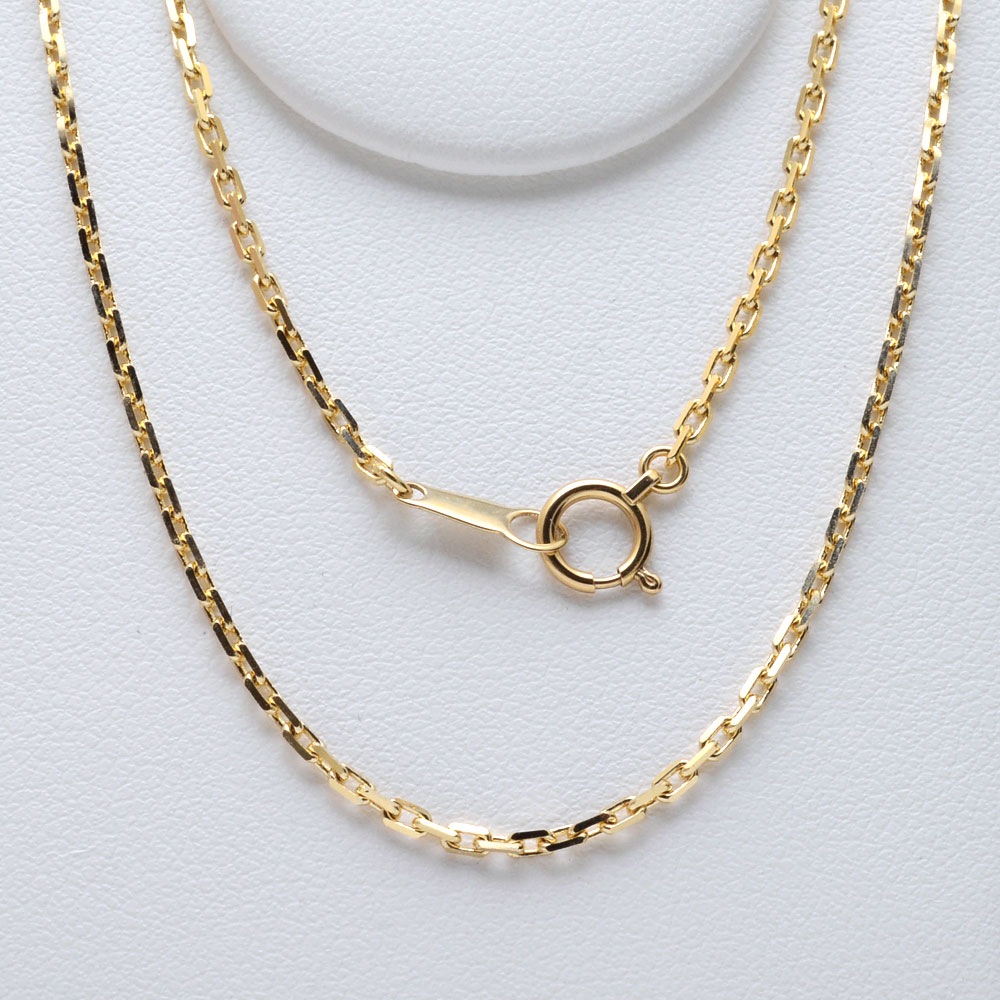 �ڼ���ȯ���ʡۥ��åȥ������������� ��1.5mm �������� 50cm k18�ͥå��쥹 K18 ��������������� ��� ���� 18�� gold necklace ach1660c50