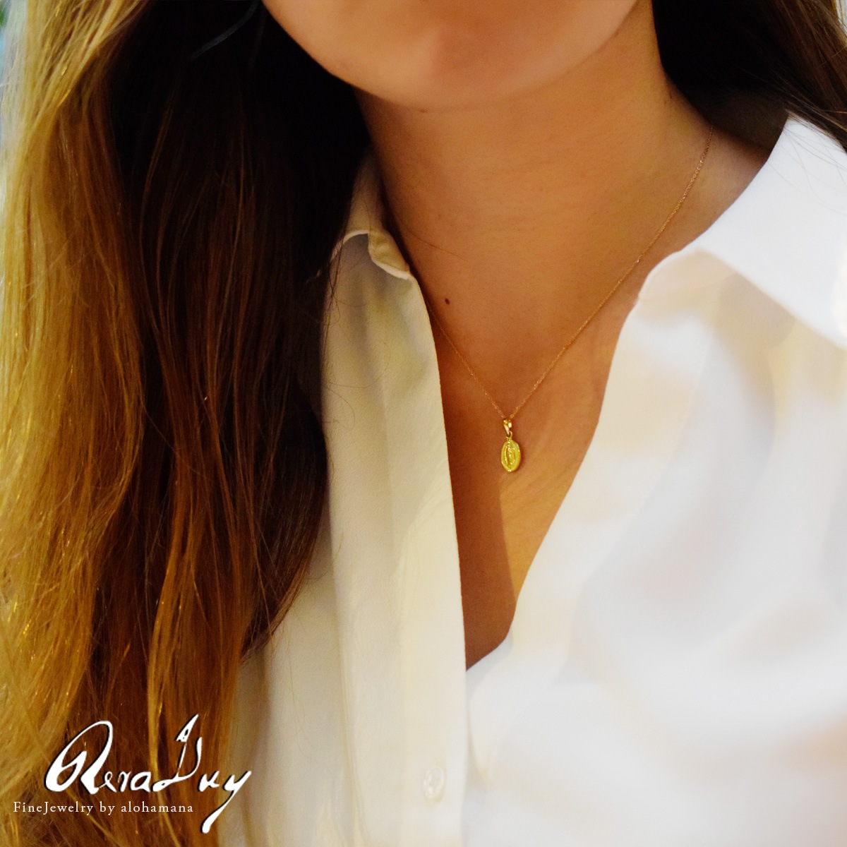 ��Mele Kali.. 5%OFF��k18�ͥå��쥹 ������ɥͥå��쥹 (RERALUy)��ǥ����� ���� ��� ���� ���������꡼ �ͥå��쥹 K18������ɡ�����ƥ������������� ����� �ڥ����� �ȥå� �����Х롦�ޥꥢ (��°��������ʤ�) rpd0189