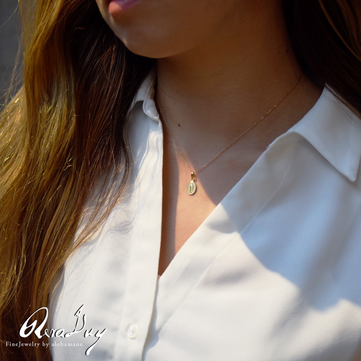 ��Mele Kali.. 5%OFF��k18�ͥå��쥹 ������ɥͥå��쥹 (RERALUy)��ǥ����� ���� ��� ���� ���������꡼ �ͥå��쥹 K18������ɡ�����ƥ������������� ����� �ڥ����� �ȥå� �����Х롦�ޥꥢ (��°��������ʤ�) rpd0189