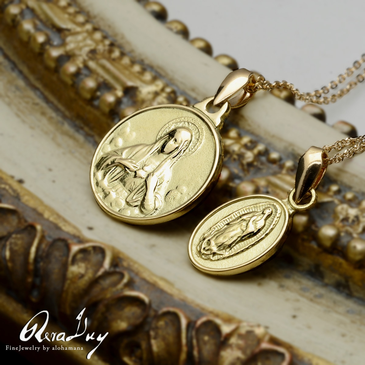 ��Mele Kali.. 5%OFF��k18�ͥå��쥹 ������ɥͥå��쥹 (RERALUy)��ǥ����� ���� ��� ���� ���������꡼ �ͥå��쥹 K18������ɡ�����ƥ������������� ����� �ڥ����� �ȥå� �����Х롦�ޥꥢ (��°��������ʤ�) rpd0189