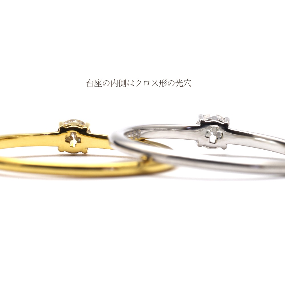 ŷ   0.14ct    (RERALUy) ˥С꡼ ɥ ꡼ ǥ K18 18  ۥ磻ȥ rri1726