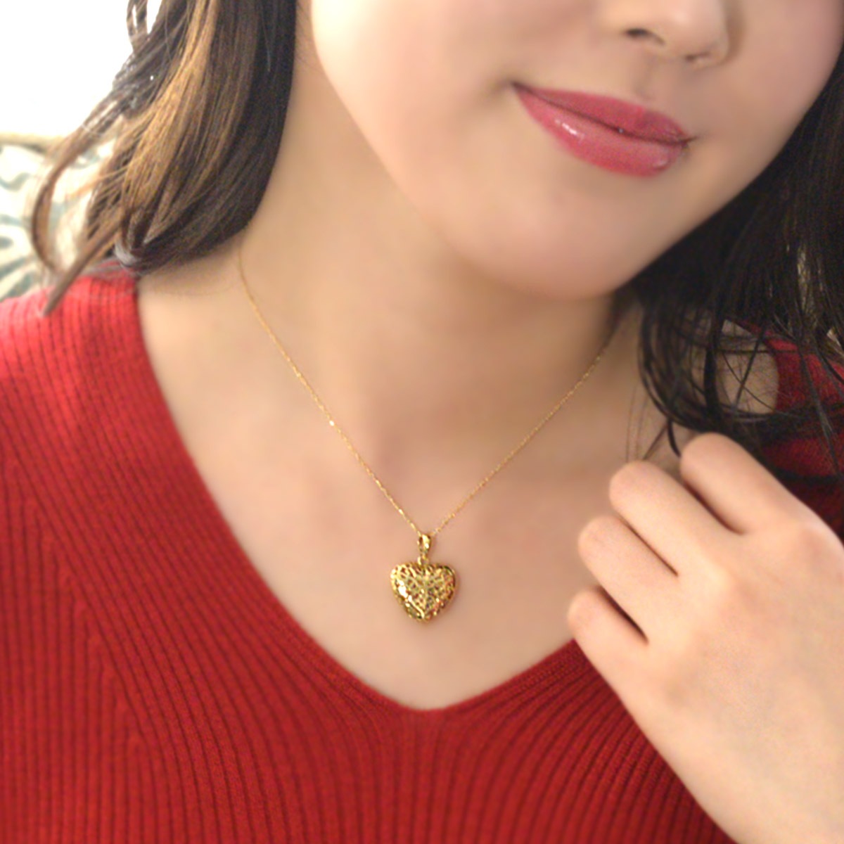 ��Mele Kali.. 5%OFF�ۥϥ磻���󥸥奨�꡼ �ͥå��쥹 (Weliana)��������������ɥϡ��ȤΥ�꡼�եڥ����ȥإå� wnpd008yg