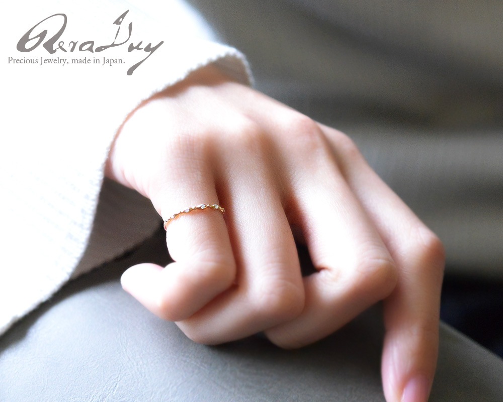 k10 k18   ϶ Cinq  5  0.03ct ԥ󥭡 쥤䡼 ɥ   (RERALUy)ǥ  쥤䡼 ŤͤŤ  10 K10 18 k18   ץ쥼 gold ring rri1843