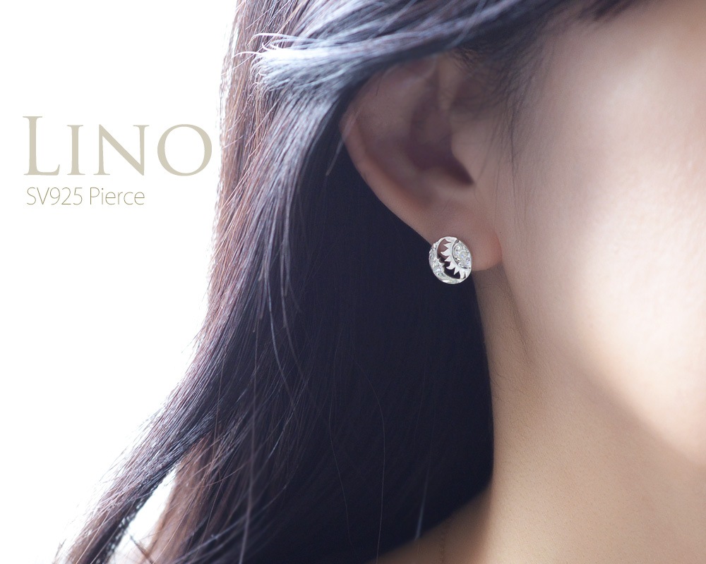 ϥ磻󥸥奨꡼  Ħ ԥ 10mm  ǥ  Weliana SV925 С Silver 925  Lino 굱 ԥ      wpe1715sv