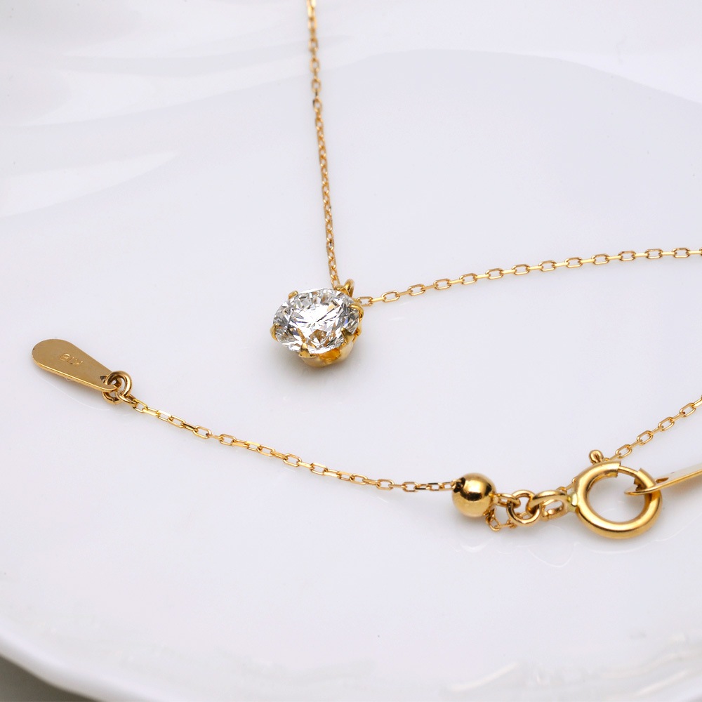 K18 ͥå쥹 ܥ  ڥȥͥå쥹  γ 0.5ct  饤ɥ㥹 RERALUy Lab Grown rne2149