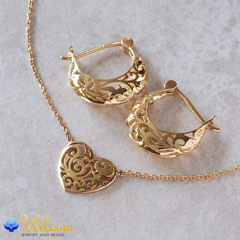 K18 �ϥ磻���󥸥奨�꡼ �ͥå��쥹 (Weliana)��������������ɥϡ��ȤΥ�꡼�եڥ����� �ͥå��쥹�ȥԥ����Υ����ǥ��͡��ȥ��å�wnpdg0082erset