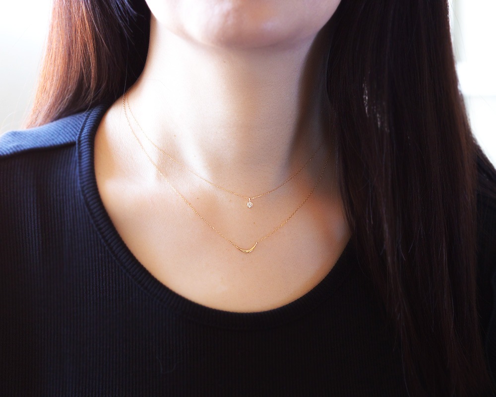 ��Mele Kali.. 5%OFF��k10 k18 �ͥå��쥹  �ࡼ�� ��������  �쥤�䡼 ������ɥͥå��쥹 �ڥ�����   (RERALUy)��ǥ����� ���� �� ���쥻��� ���� 10�� K10 18�� k18 �����㥹���� ��������������� �ץ쥼��� gold necklace