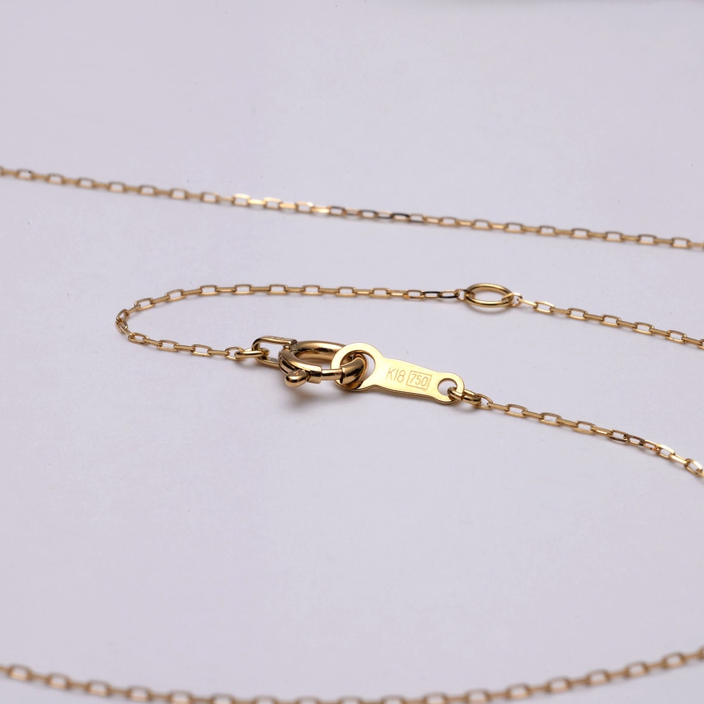 ��Mele Kali.. 5%OFF�ۥϥ磻���󥸥奨�꡼ �ͥå��쥹 K18 ������ ������ �ڥ����ȥͥå��쥹 18�� 40cm �������� ane2159