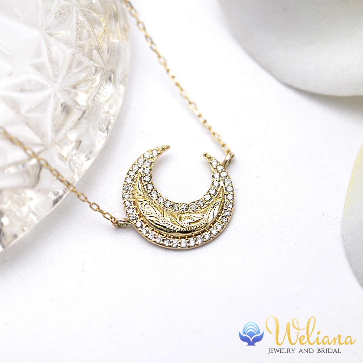 ϥ磻󥸥奨꡼ k10ͥå쥹 10    (Weliana) 륯å   ࡼ ɥͥå쥹 0.15ct wne1631