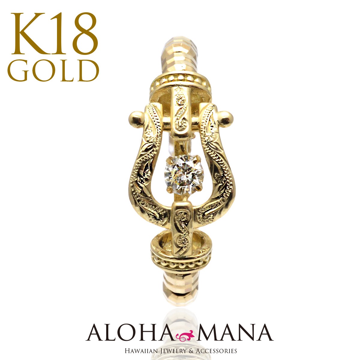 �ϥ磻���󥸥奨�꡼ ��� K18������� ���󥷥󥰥��������0.1ct  (Weliana)������� wri1595