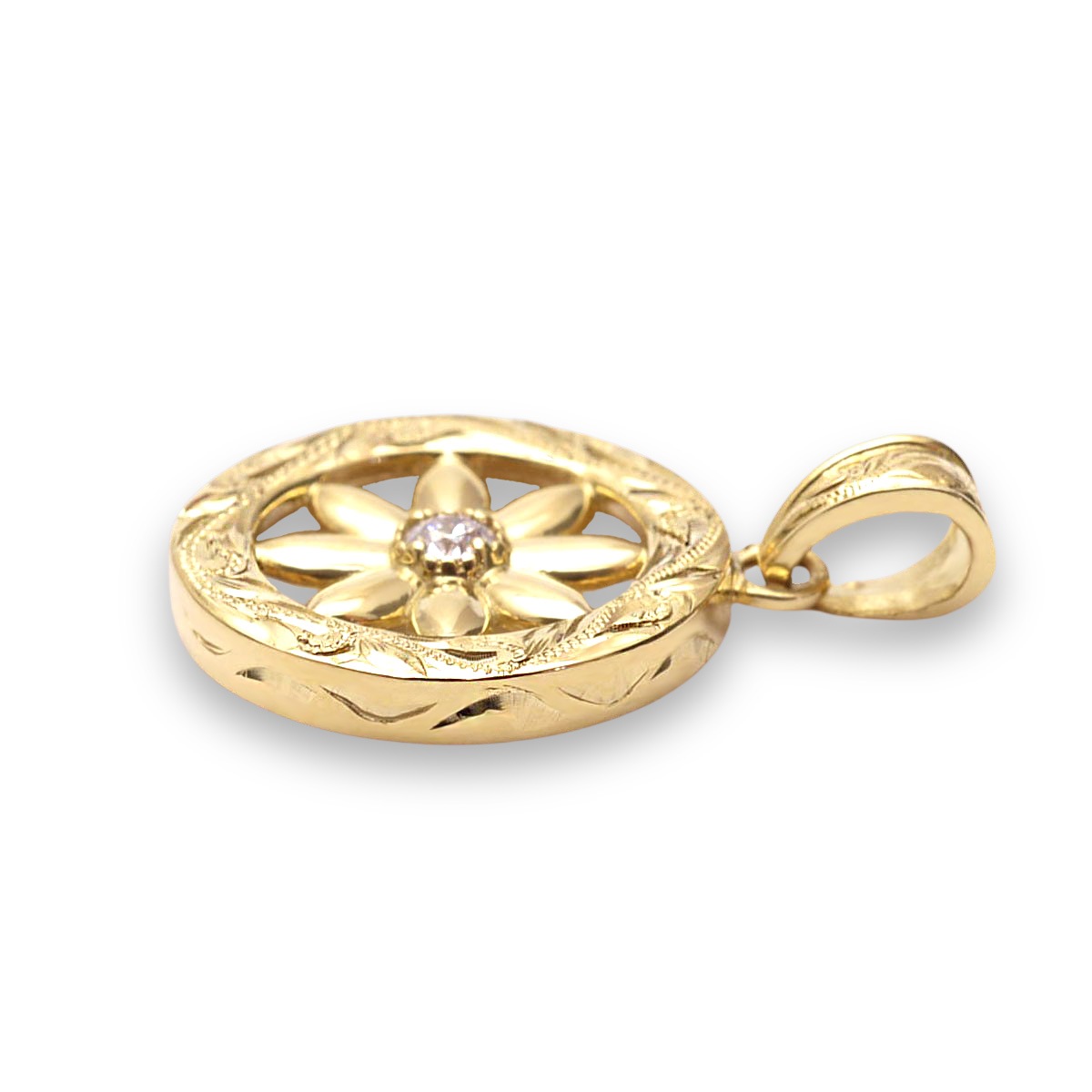 ������ɥͥå��쥹 K18 ������� 18�� ��������� �ͥå��쥹 �ϥ磻���󥸥奨�꡼ ����������饦��� �ƥ����� ��������� �ڥ����ȥȥå� 0.06ct wpd1638