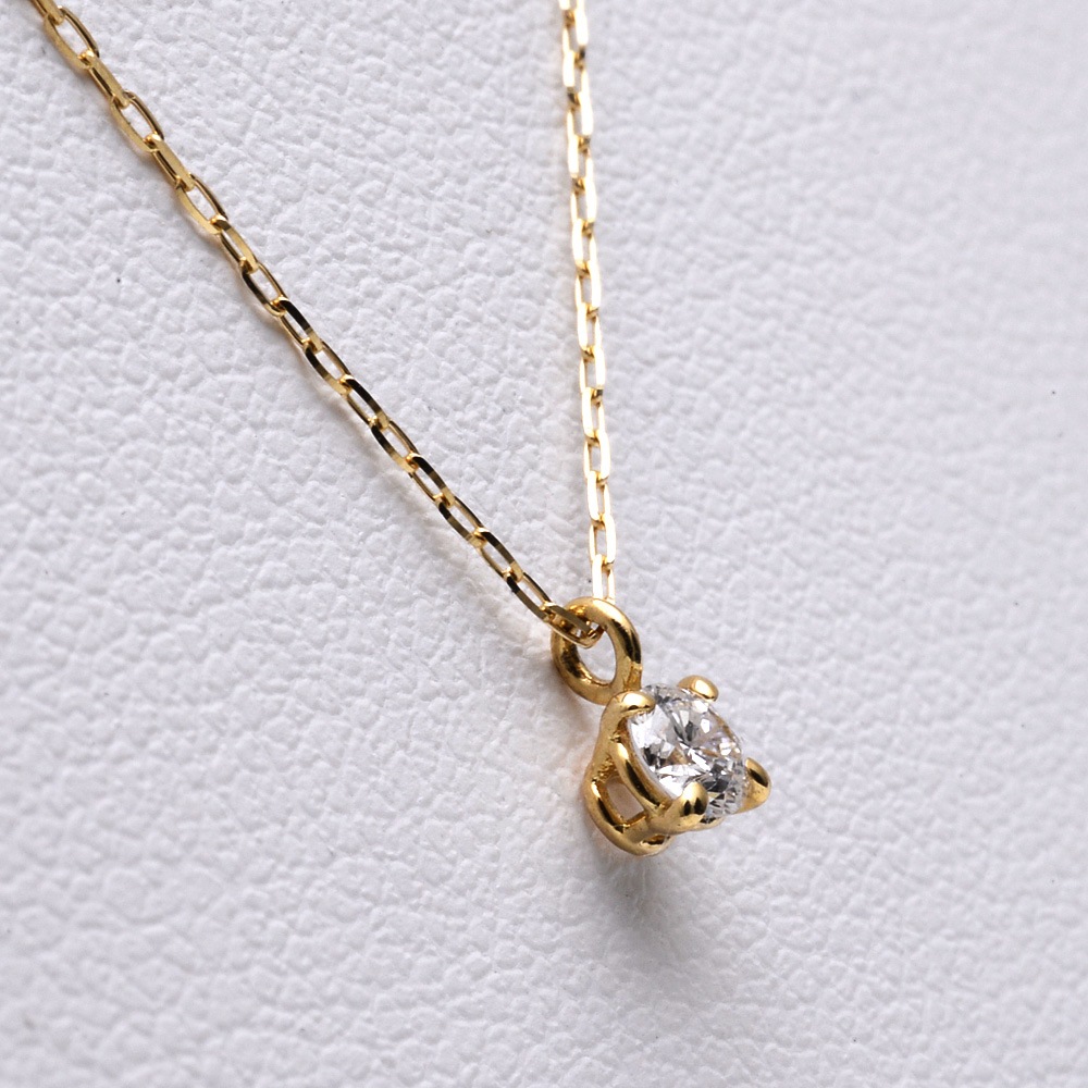 summer10%OFF -7/149:59K18 ͥå쥹   ֥饦 ڥȥͥå쥹  γ 0.1ct  ane2152