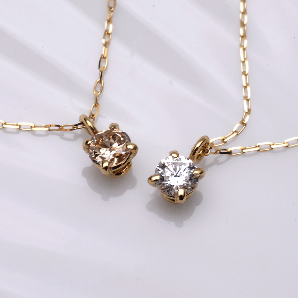 summer10%OFF -7/149:59K18 ͥå쥹   ֥饦 ڥȥͥå쥹  γ 0.1ct  ane2152
