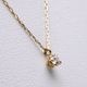 summer10%OFF -7/149:59K18 ͥå쥹   ֥饦 ڥȥͥå쥹  γ 0.1ct  ane2152