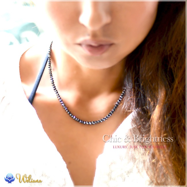 Pre summer 20OFF1¤ ֥å ͥå쥹 ϥ磻󥸥奨꡼ ꡼ ǥ    (Weliana) ͥå쥹 20ct up K18 ۥ磻ȥ S wne1189