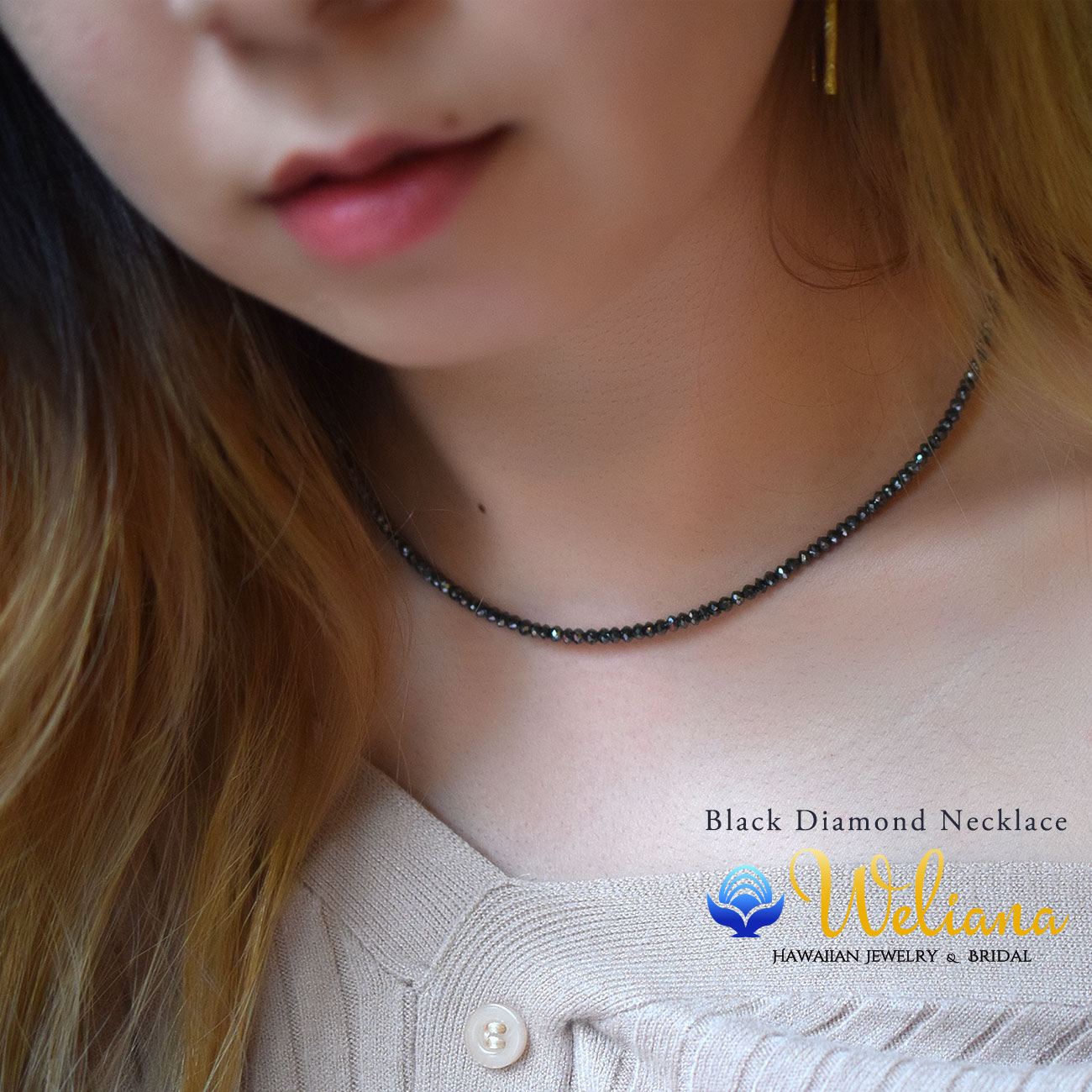 ڰʪۥͥå쥹 ϥ磻󥸥奨꡼ ꡼ ǥ    (Weliana) ֥å ͥå쥹 26.56ct K18 ۥ磻ȥ S wne1189