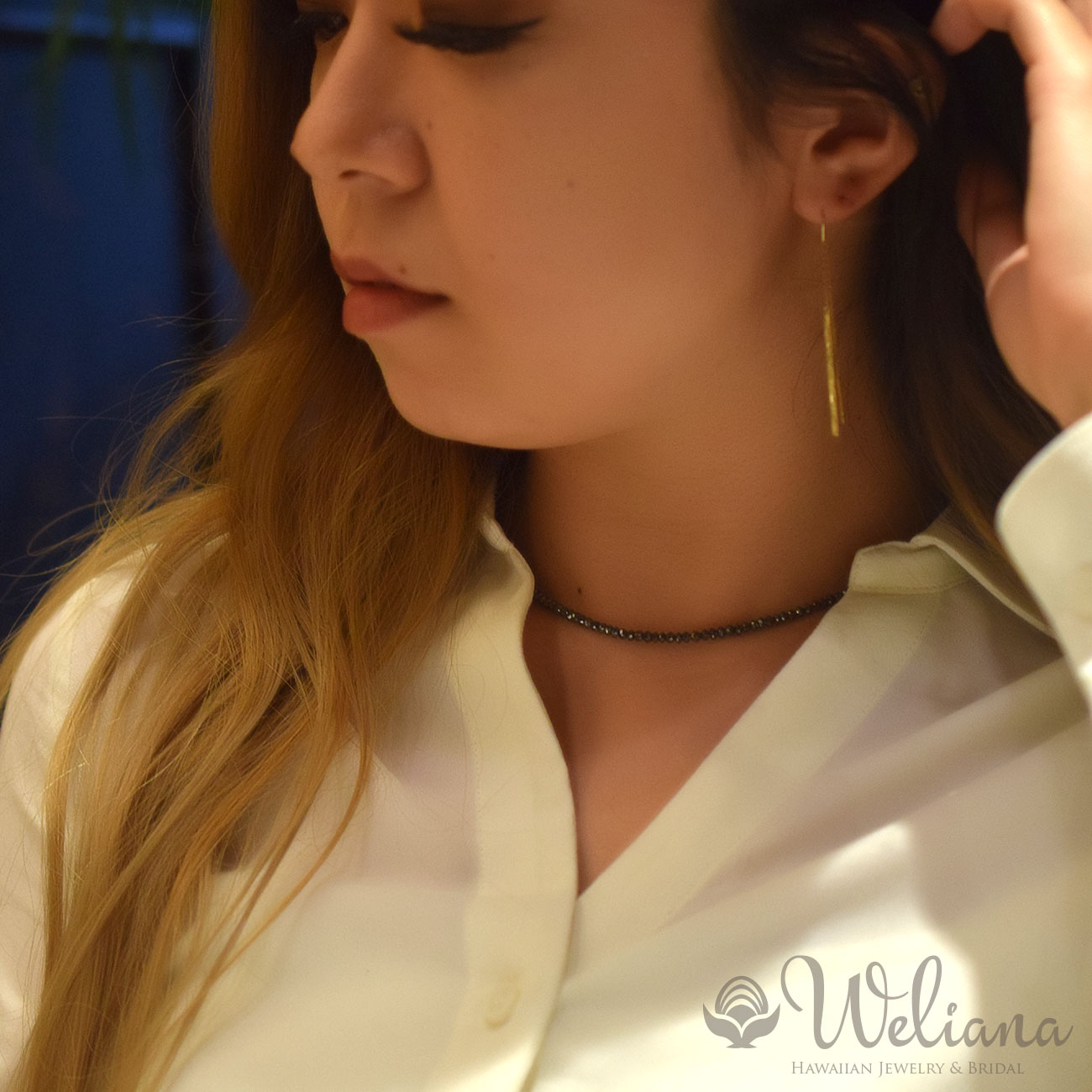 Pre summer 20OFF1¤ ֥å ͥå쥹 ϥ磻󥸥奨꡼ ꡼ ǥ    (Weliana) ͥå쥹 20ct up K18 ۥ磻ȥ S wne1189
