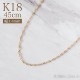 summer10%OFF -7/149:59K18  塼 1.4mm  45cm / ץ쥼 ե gold necklace ach1612a