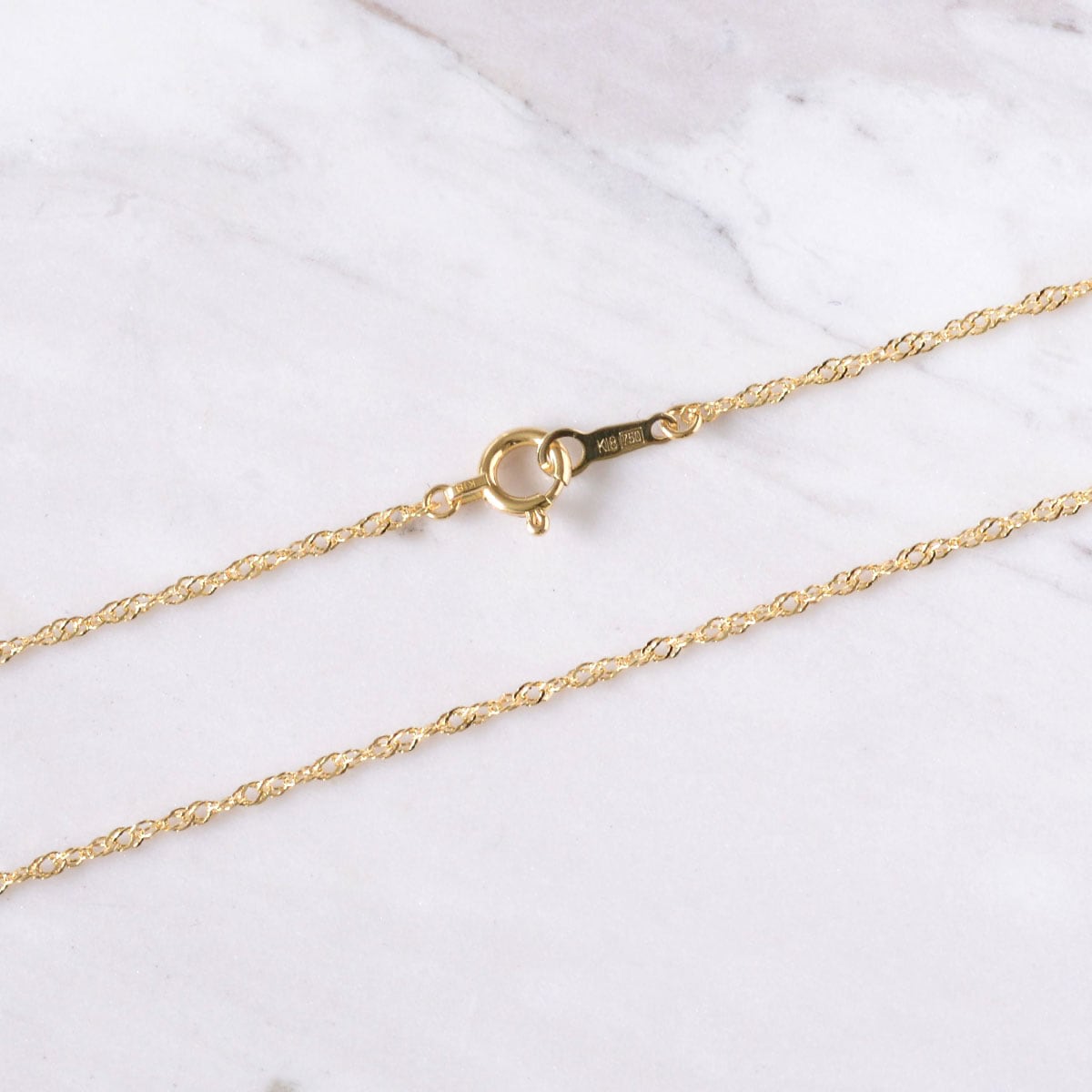 ������塼 ��1.4mm �������� 50cm K18 ��������������� 18�� ������ɥ������� �ͥå��쥹 gold necklace ach1612ae