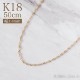 ������塼 ��1.4mm �������� 50cm K18 ��������������� 18�� ������ɥ������� �ͥå��쥹 gold necklace ach1612ae